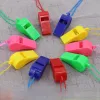 Children's plastic whistles, small whistles, referees, sound perception training, cheering supplies, toys, new props, games Specification image